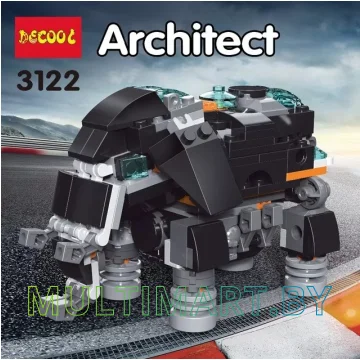 Конструктор Decool 3122 Транспорт 36 в 1 (256 деталей) картинка 4